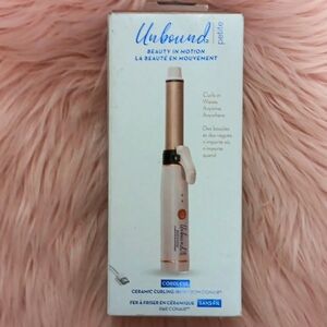 Brand New CONAIR UNBOUND Petite CORDLESS CERAMIC CURLING IRON-*NOTE*